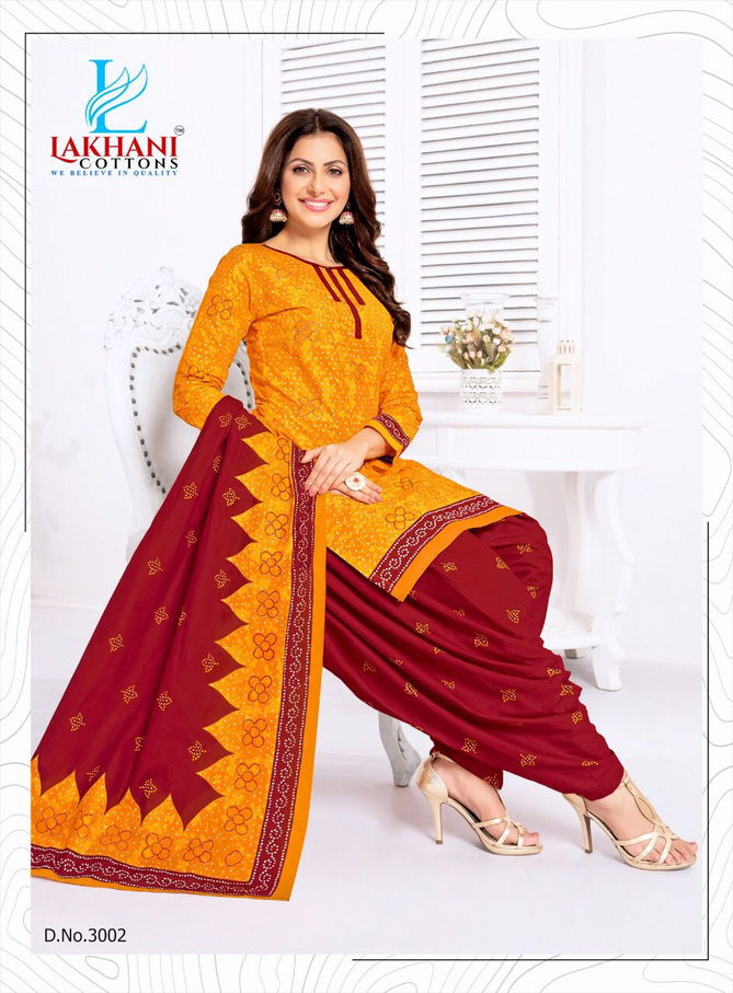 Lakhani Bandhani 3 Regular Wear Wholesale Dress Material Collection